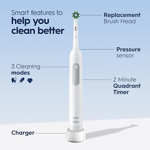 Oral-B Pro 1000 Electric Toothbrush - White - Image 4