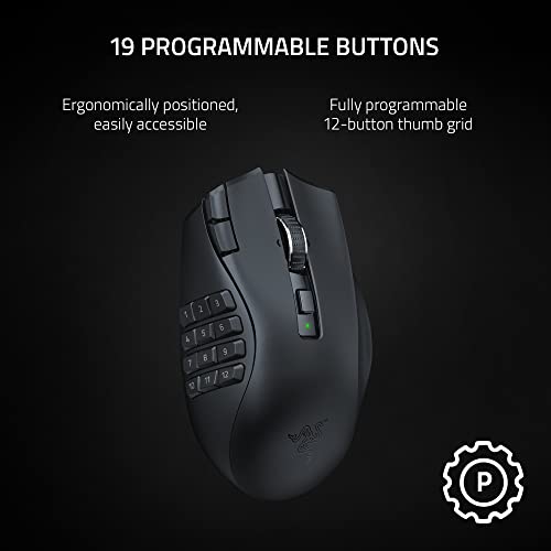 Razer Naga V2 HyperSpeed Wireless MMO Gaming Mouse - Image 2