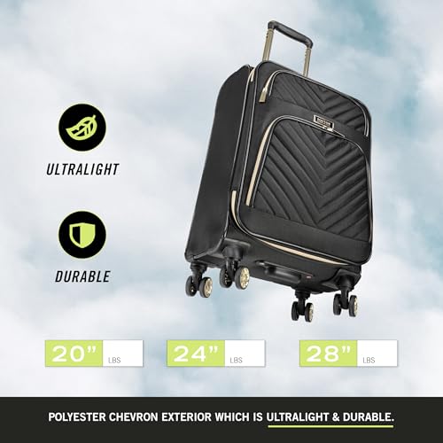 Kenneth Cole REACTION Chevron Quilted Carry-On Luggage - 20 Inch - Image 3