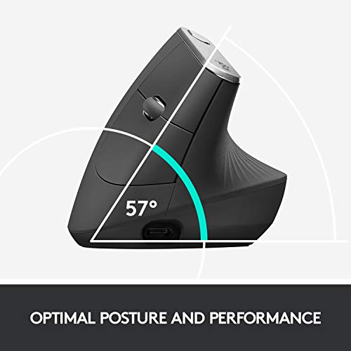 Logitech MX Vertical Wireless Mouse – Ergonomic & Muscle-Strain-Free Design - Image 3