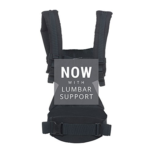 Ergobaby 360 All-Position Baby Carrier with Lumbar Support, Pure Black - Image 2