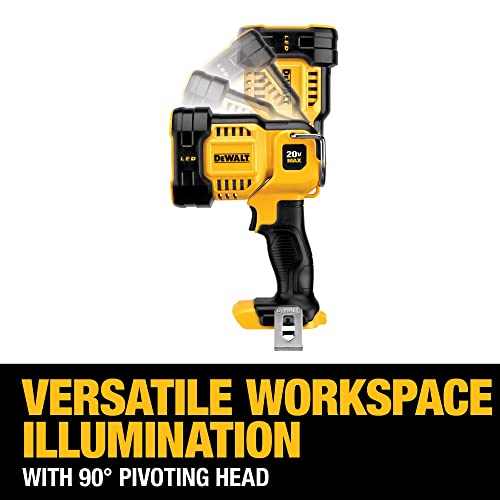 DEWALT 20V MAX LED Work Light - Handheld Spotlight - Image 13