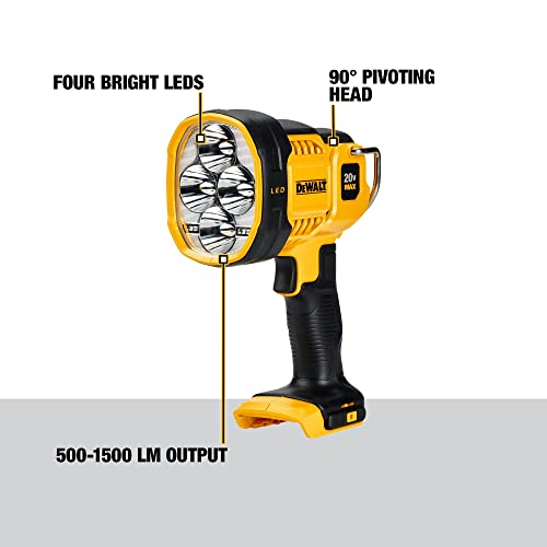 DEWALT 20V MAX LED Work Light - Handheld Spotlight - Image 9