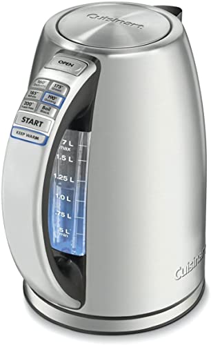 Cuisinart 1.7L Cordless Electric Kettle with 6 Temperature Presets