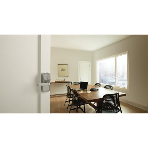 SCHLAGE Brushed Chrome Electronic Keypad Lock with Elan Lever - Image 6