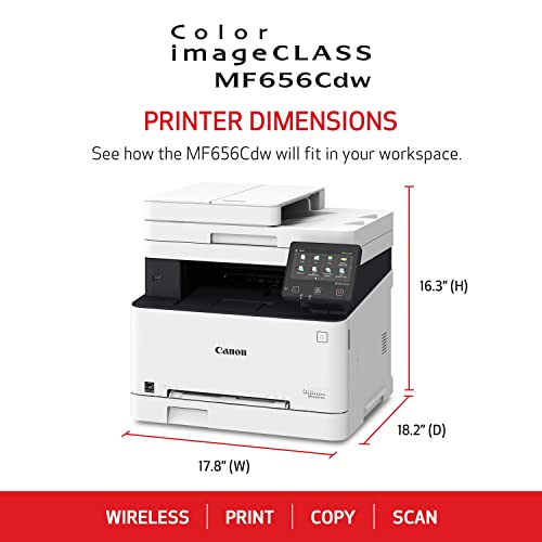 Canon Color imageCLASS MF656Cdw - Wireless All-in-One Laser Printer - Image 2