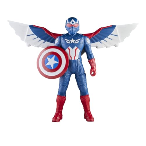 Marvel Avengers Captain America Flight Mode Action Figure - 9-Inch - Image 11