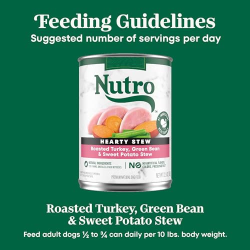 Nutro Hearty Stew Cuts in Gravy Adult Wet Dog Food Turkey Recipe - Image 9