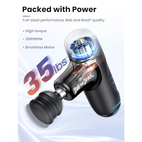 BOB AND BRAD Q2 Mini Massage Gun - Compact Deep Tissue Muscle Massager - Image 5