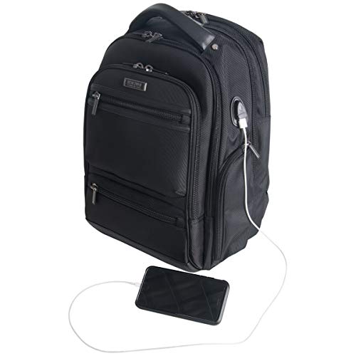 Kenneth Cole ProTec 17" Laptop Travel Bag - Black - Image 3