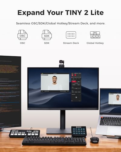 OBSBOT Tiny 2 Lite 4K Webcam for PC - AI Tracking & Gesture Control - Image 8