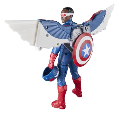 Marvel Avengers Captain America Flight Mode Action Figure - 9-Inch - Image 3