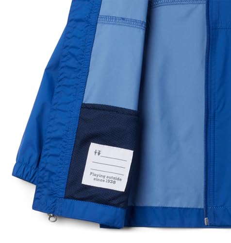 Columbia Youth Boys Glennaker Rain Jacket - Mountain Blue, Medium - Image 6