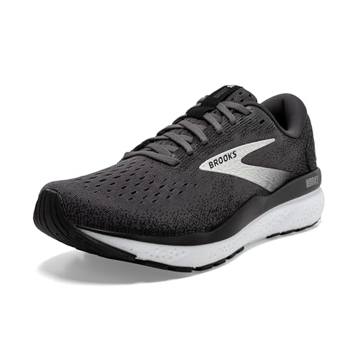 Brooks Men’s Ghost 16 Neutral Running Shoe - Black/Grey/White