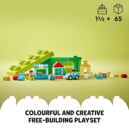 LEGO DUPLO Classic Brick Box Building Set with Storage & Toy Car - Image 2