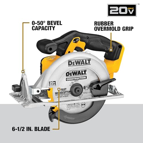 DEWALT 20V MAX 6-1/2-Inch Circular Saw - Bare Tool - Image 8