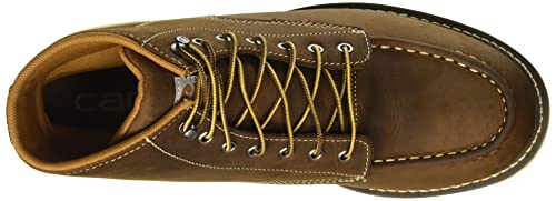 Carhartt Men's Waterproof Moc Toe Work Boot - Brown - Image 5