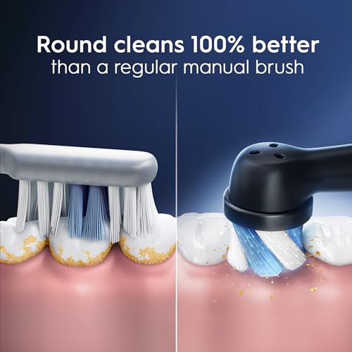 Oral-B iO Ultimate Clean Brush Heads (2 Count, Black) - Image 4