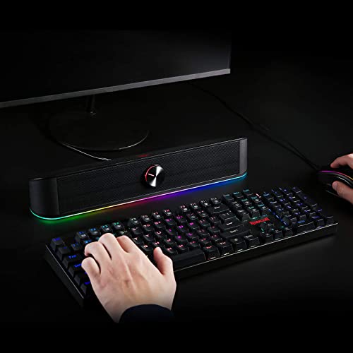 Redragon GS560 RGB Desktop Soundbar - 2.0 Channel Speaker - Image 8