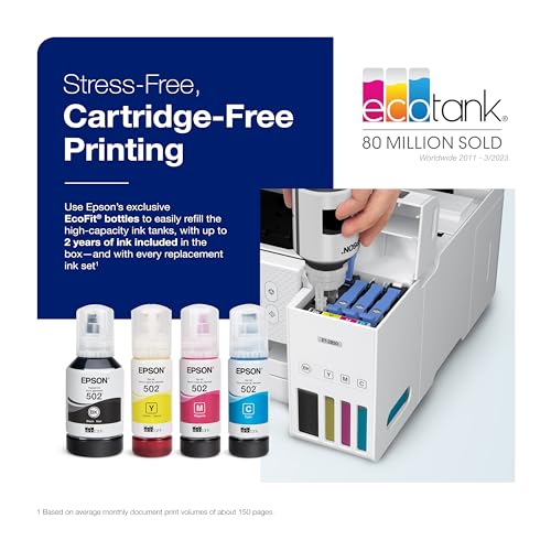 Epson EcoTank ET-2850 Cartridge-Free All-in-One Printer - Image 3