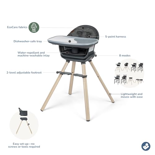 Maxi-Cosi Moa 8-in-1 High Chair - Versatile Baby Seating Solution - Image 3