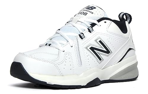 New Balance Men's 608 V5 Casual Comfort Cross Trainer - White/Navy