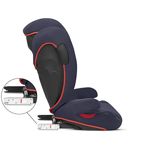 CYBEX Solution B2 fix+ Lux High Back Booster Seat - Bay Blue - Image 4