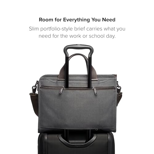 TUMI Slim Deluxe Portfolio - Stylish Ballistic Nylon Briefcase - Image 5