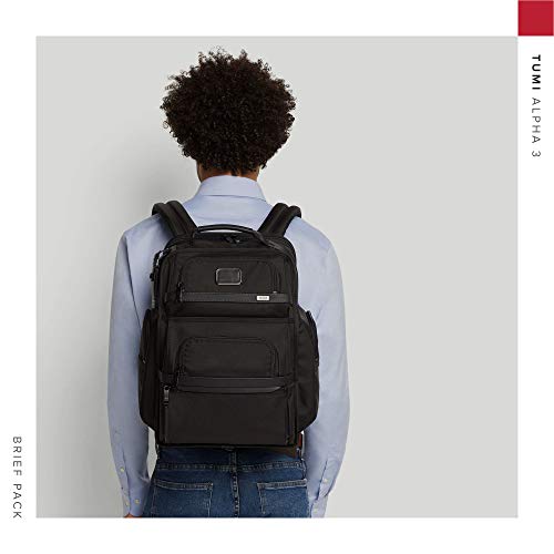 TUMI Alpha Brief Pack - 15" Laptop Backpack in Anthracite - Image 2
