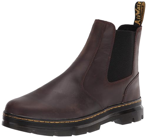 Dr. Martens Unisex Embury Chelsea Boot - Dark Brown Crazy Horse