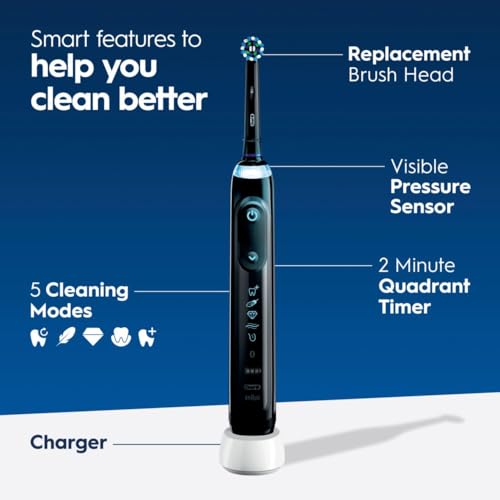 Oral-B Genius X Electric Toothbrush - Midnight Black - Image 4