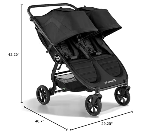 Baby Jogger City Mini GT2 All-Terrain Double Stroller - Jet Black - Image 8
