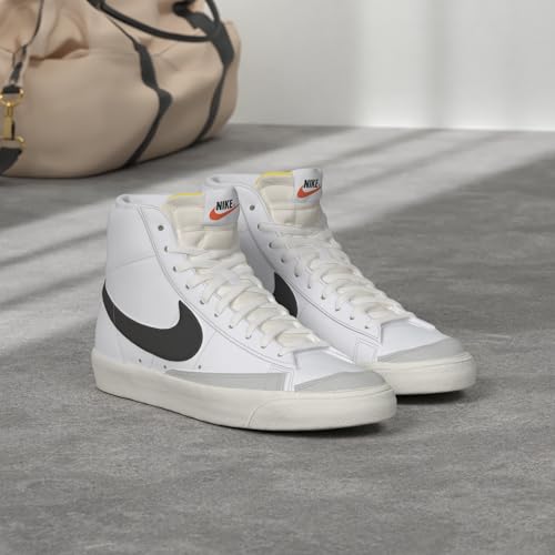 Nike Men's Basketball Shoes, White Black, Size 9 - Image 2