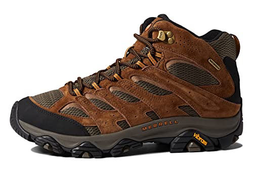 Merrell Men's Moab 3 Waterproof Hiking Boots - Earth, Size 8 - Image 4