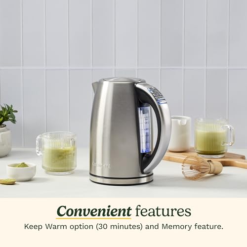 Cuisinart 1.7L Cordless Electric Kettle with 6 Temperature Presets - Image 3