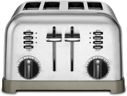 Cuisinart 4 Slice Toaster Oven, Brushed Stainless, CPT-180P1 - Image 2