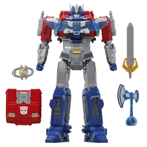 Transformers Power Flip Optimus Prime Action Figure - 10-inch, 4 Modes, Interactive Fun! - Image 12