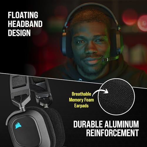 CORSAIR HS80 Wireless Gaming Headset with Dolby Atmos - Image 4