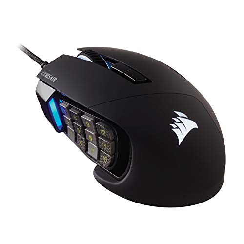Corsair SCIMITAR RGB ELITE Gaming Mouse - 18,000 DPI & 17 Programmable Buttons
