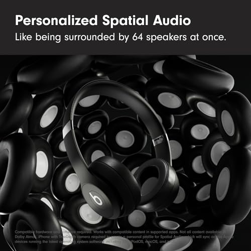 Beats Solo 4 - Wireless Bluetooth On-Ear Headphones, Matte Black - Image 3