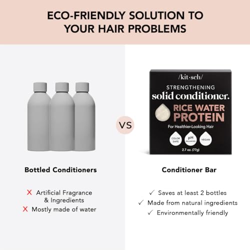 Kitsch Rice Water Shampoo & Conditioner Set - Sustainable Beauty for Healthy Hair - Image 6