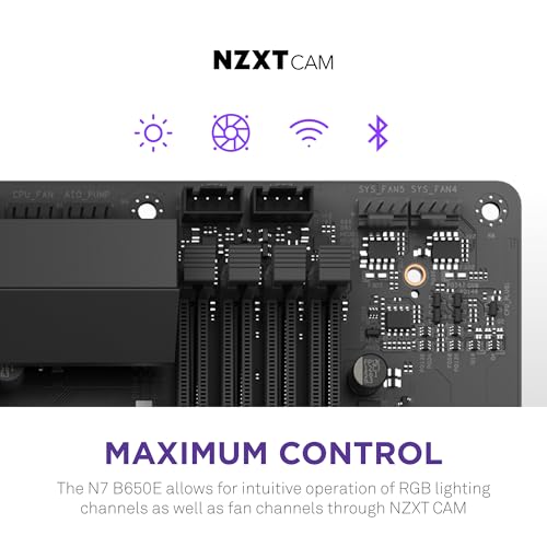 NZXT N7 B650E ATX Gaming Motherboard with Wi-Fi 6E - Image 5