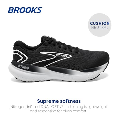 Brooks Glycerin 21 Women's Running Shoe - Black/Grey/White - Size 7.5 - Image 2