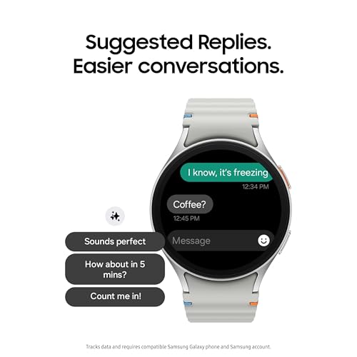 Samsung Galaxy Watch 7: AI-Powered Fitness and Wellness Smartwatch (40mm, Cream) - Image 5