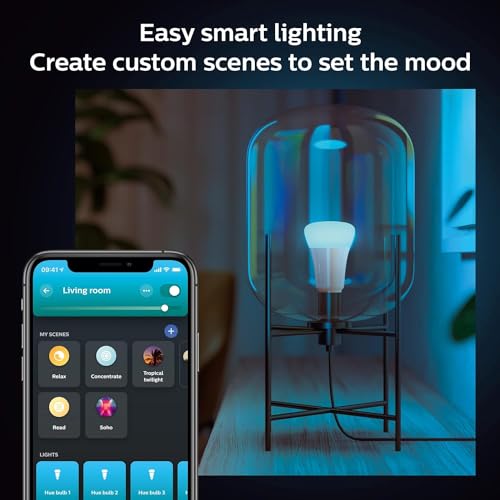 Philips Hue Smart Light Starter Kit - Color-Changing LED Bulbs - Image 5