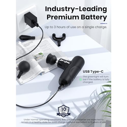 BOB AND BRAD Q2 Mini Massage Gun - Compact Deep Tissue Muscle Massager - Image 6