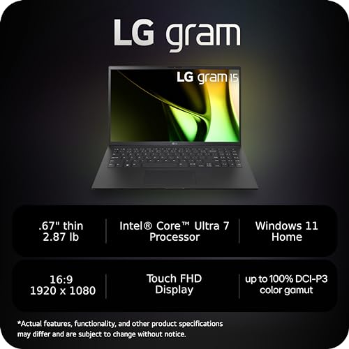 LG gram 15-inch Ultra Lightweight Laptop, Intel Evo Edition - Image 2