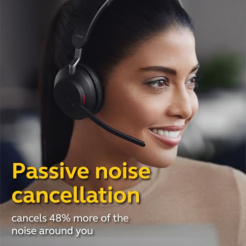 Jabra Evolve2 65 Wireless Headphones with 37-Hour Battery Life - Image 2