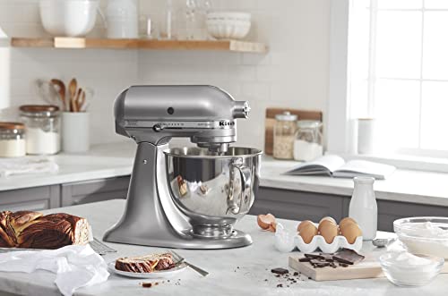 KitchenAid Artisan 5 Quart Tilt Head Stand Mixer with Pouring Shield - Image 6