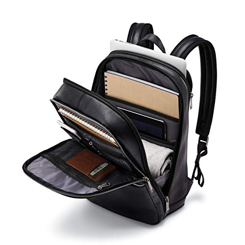 Samsonite Classic Leather Slim Backpack - Your Everyday Travel Essential - Image 5